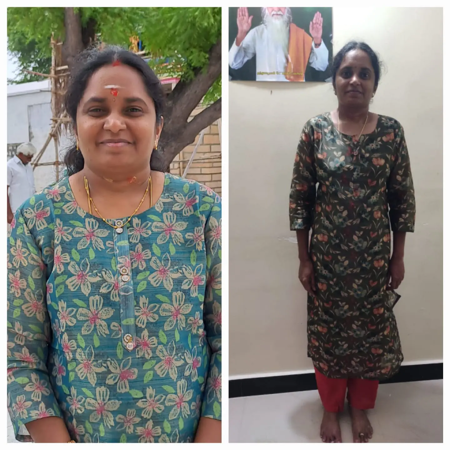 Santoshi before and after transformation