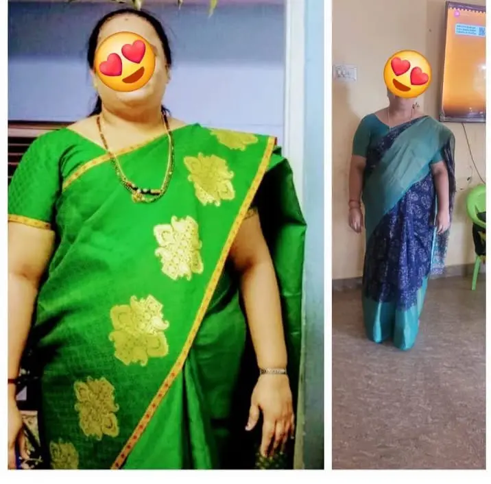 Kavitha before and after transformation